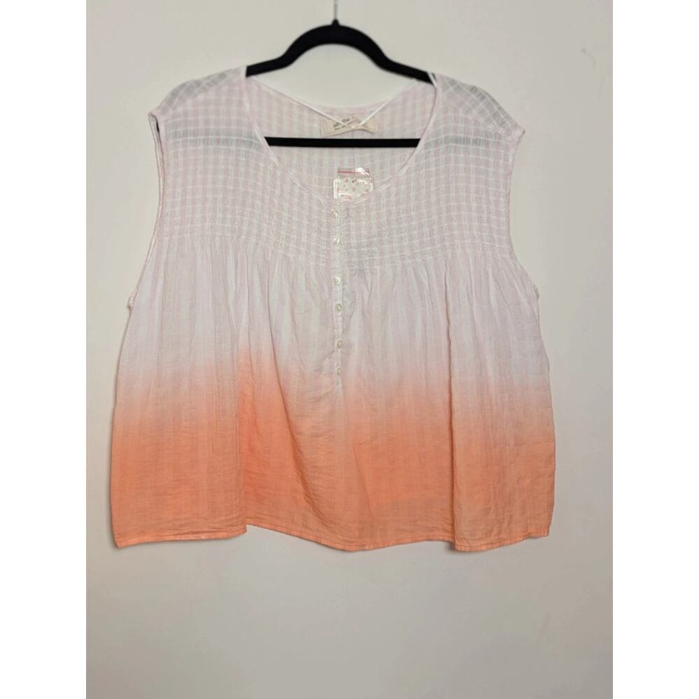 Free People We The Free Pink Combo Sleeveless Top Size Small NWT